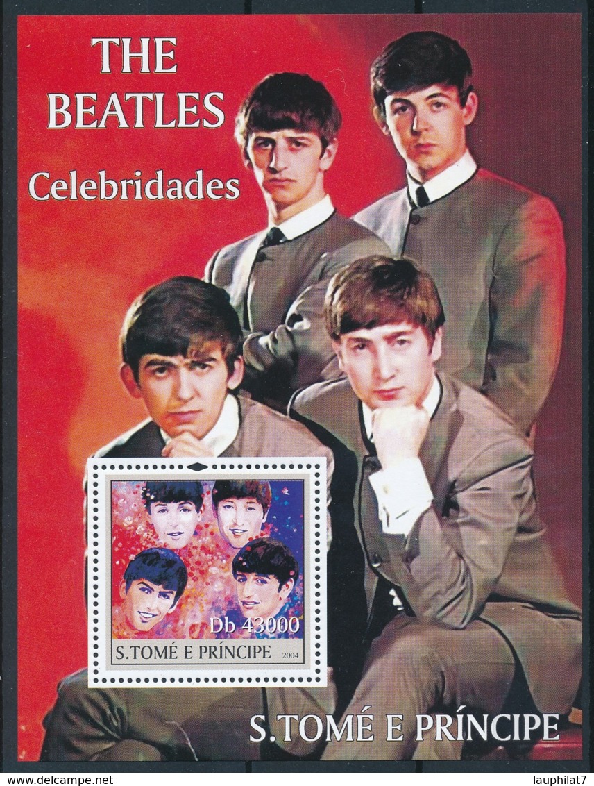 [401575]TB//**/Mnh-Sao Tomé-et-Principe 2004 - The Beatles, Musicien - Compositeur, Chanteur - Musique