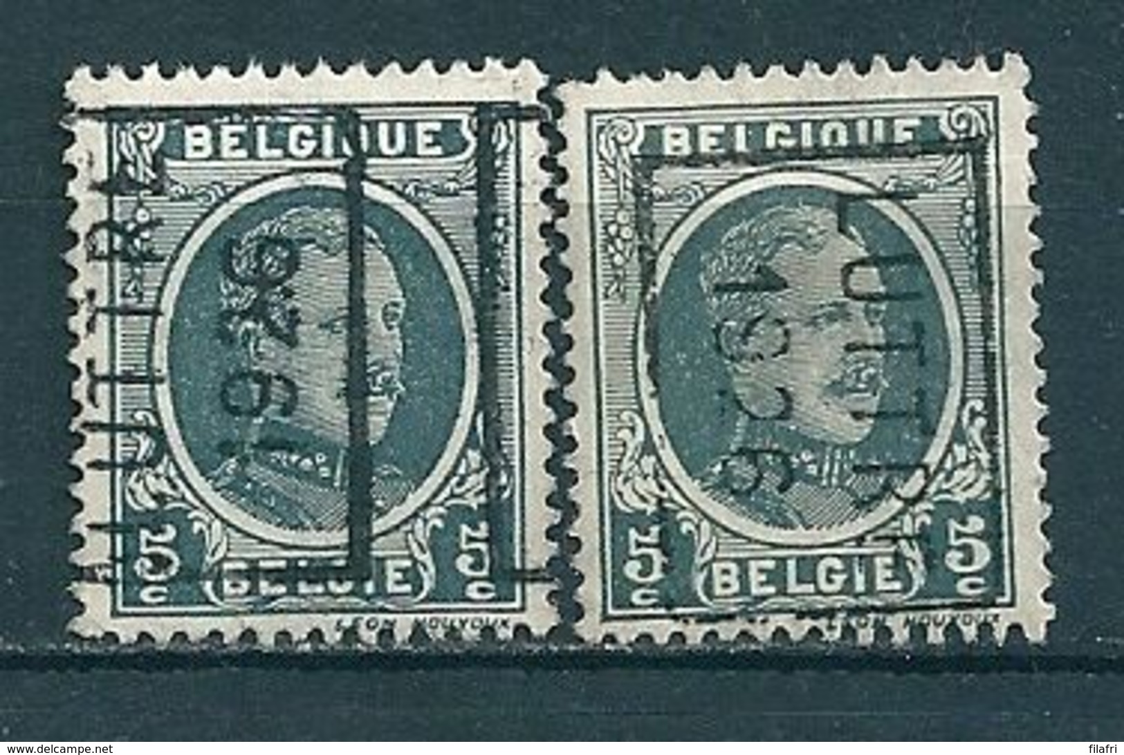 3812 Voorafstempeling Op Nr 193 - LUTTRE 1926 - Positie A & B - Roulettes 1920-29