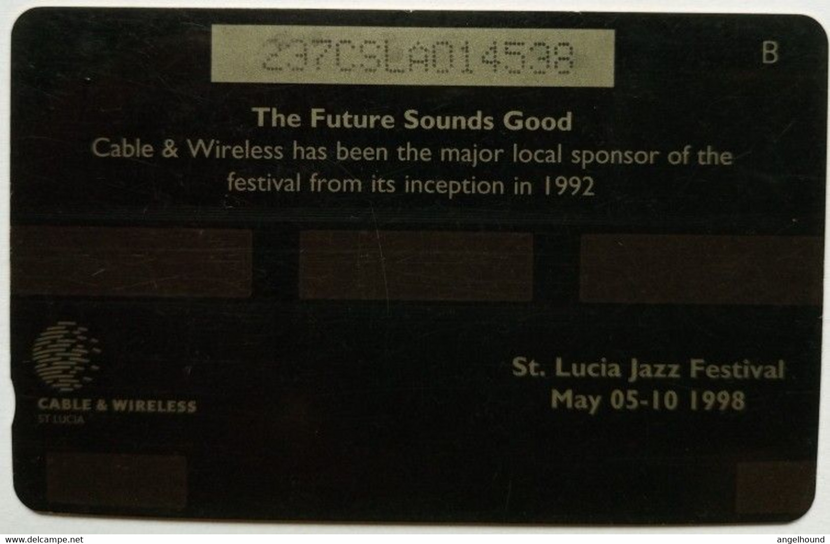 Saint Lucia Cable And Wireless 237CSLA  EC$10 "St. Lucia Jazz Festival " - Santa Lucía