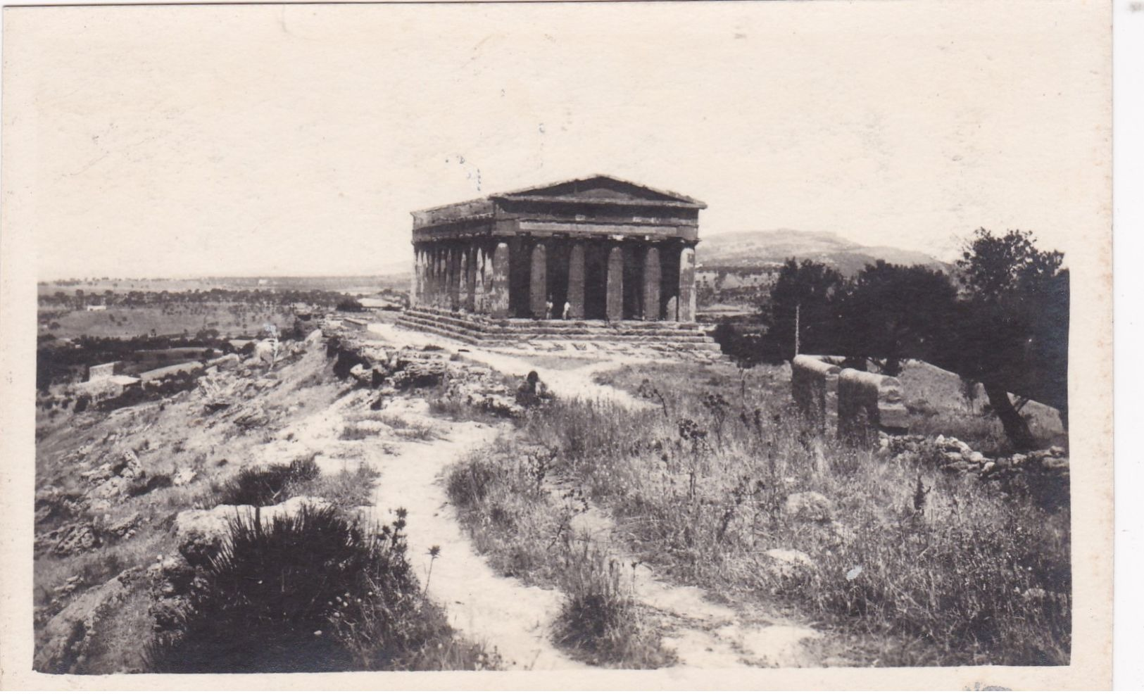 RP: TAORMINA, Italy, 1910-20s; Ancient Temple - Messina