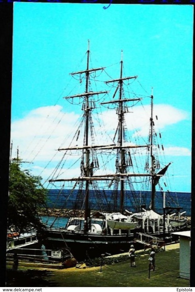 Cpa  -  Voilier " CARTHAGINIAN"  1850s  - Lahaina Maui Hawaiia - Maui
