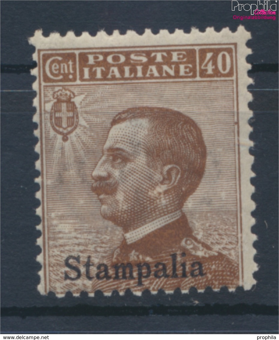 Ägäische Inseln 8XIII Postfrisch 1912 Aufdruckausgabe Stampalia (9465538 - Egeo (Stampalia)