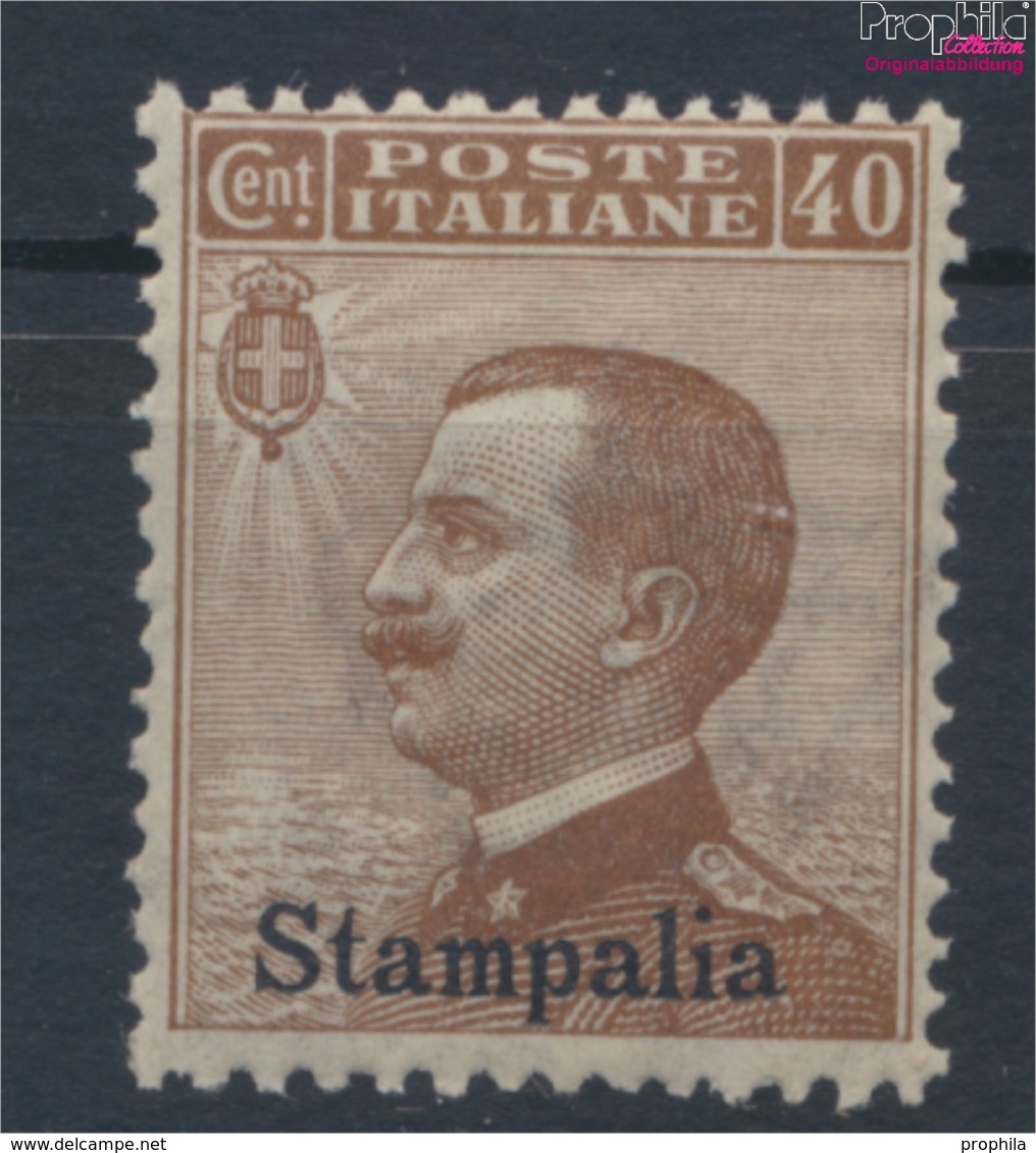 Ägäische Inseln 8XIII Postfrisch 1912 Aufdruckausgabe Stampalia (9465543 - Aegean (Stampalia)
