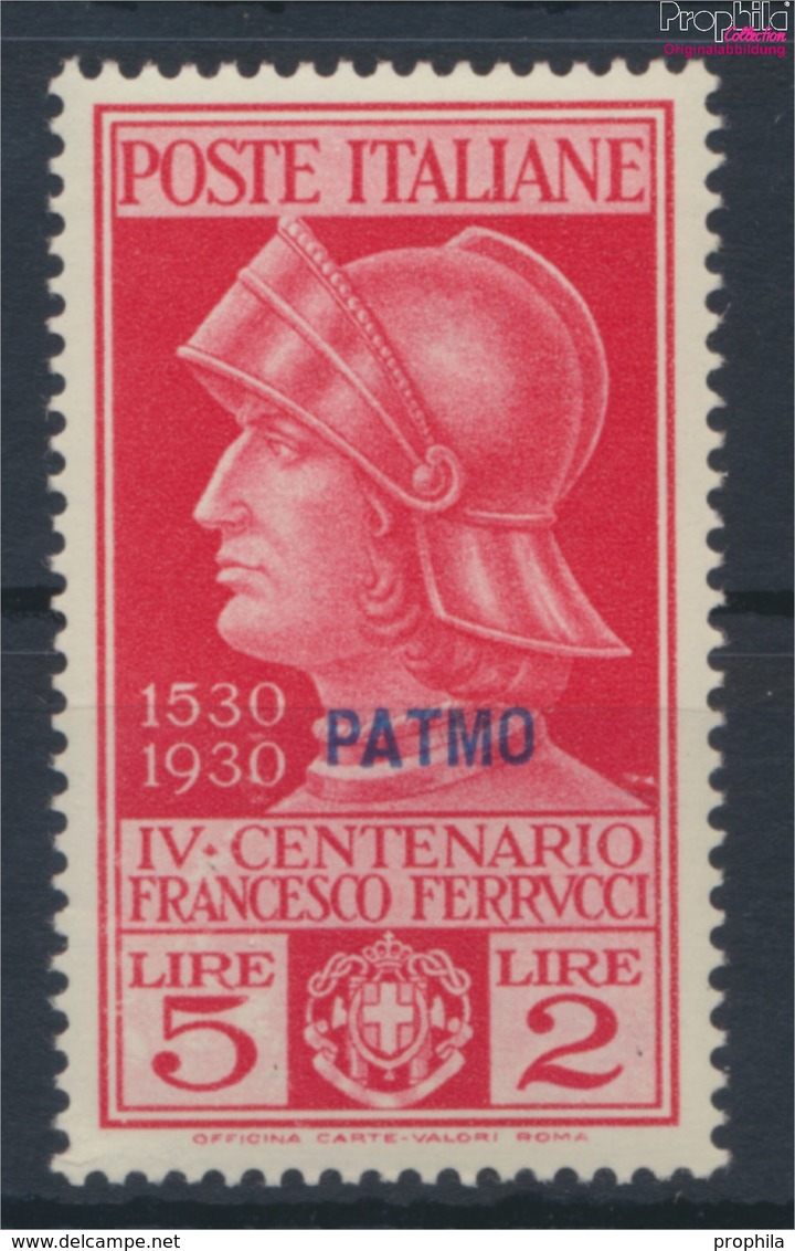 Ägäische Inseln 30VIII Postfrisch 1930 Ferrucci Aufdruckausgabe Patmo (9465477 - Egée (Patmo)