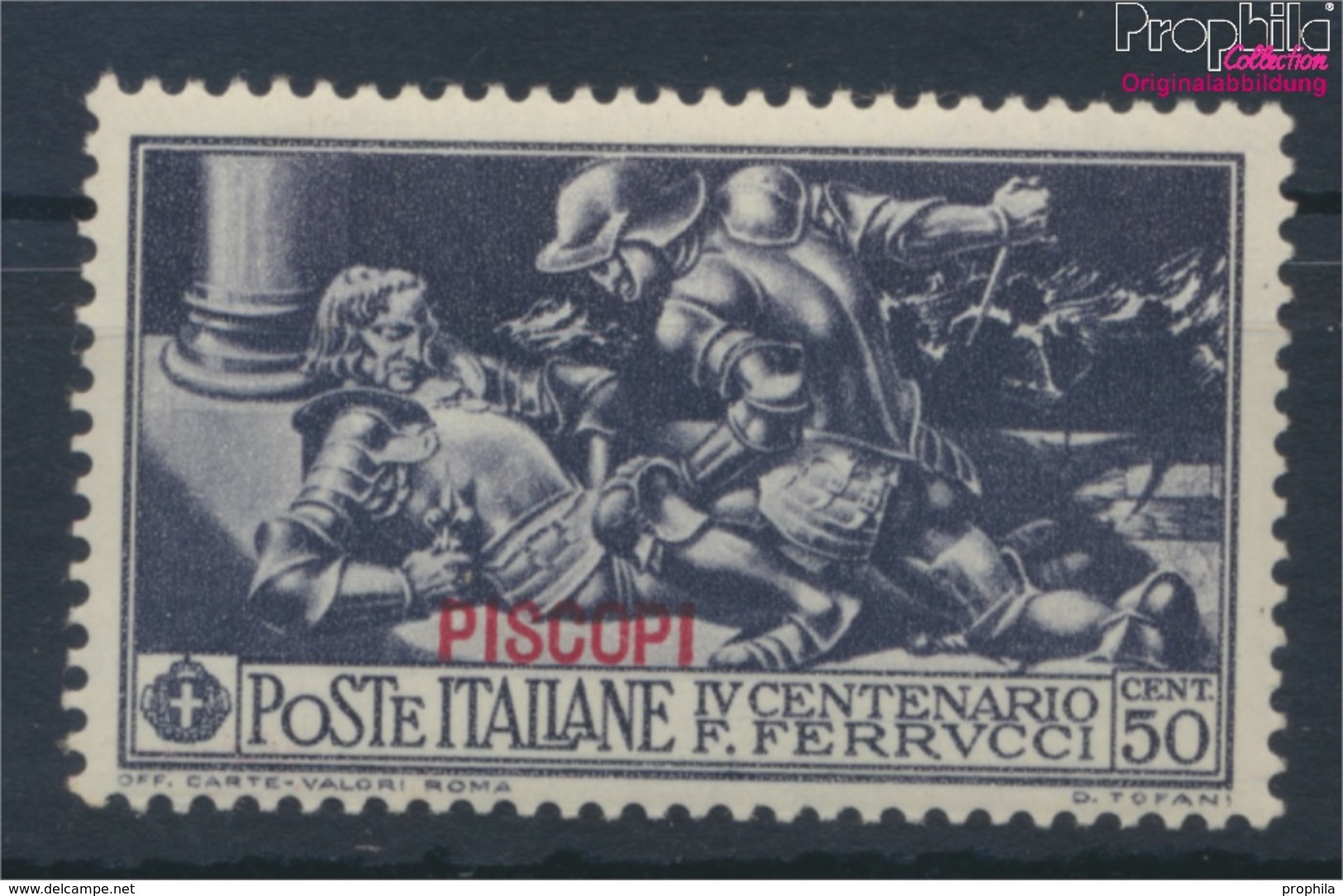 Ägäische Inseln 28IX Postfrisch 1930 Ferrucci Aufdruckausgabe Piscopi (9465474 - Egée (Piscopi)
