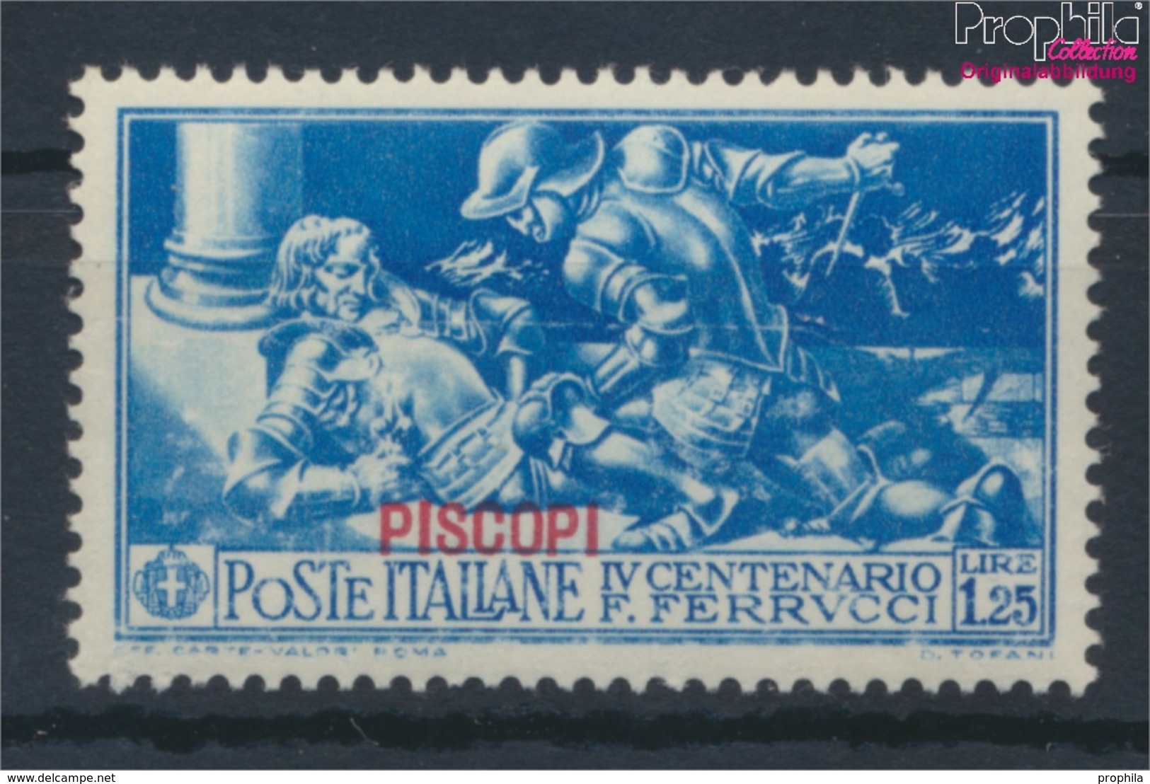 Ägäische Inseln 29IX Postfrisch 1930 Ferrucci Aufdruckausgabe Piscopi (9465473 - Aegean (Piscopi)