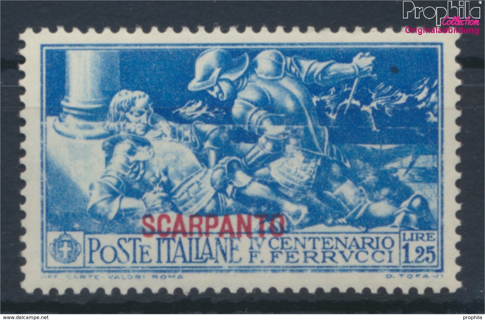 Ägäische Inseln 29XI Postfrisch 1930 Ferrucci Aufdruckausgabe Scarpanto (9465464 - Egée (Scarpanto)