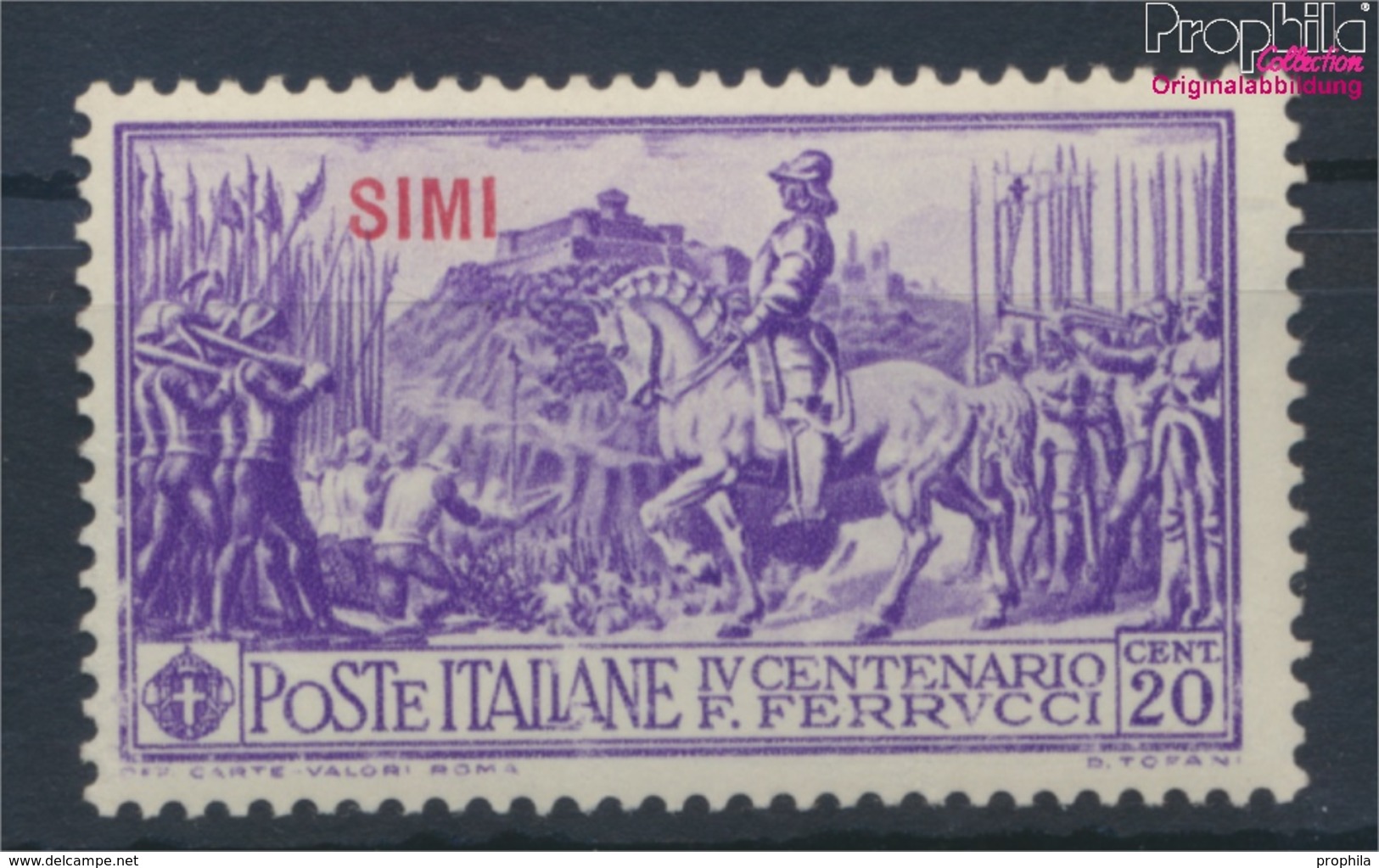 Ägäische Inseln 26XII Postfrisch 1930 Ferrucci Aufdruckausgabe Simi (9465463 - Ägäis (Simi)