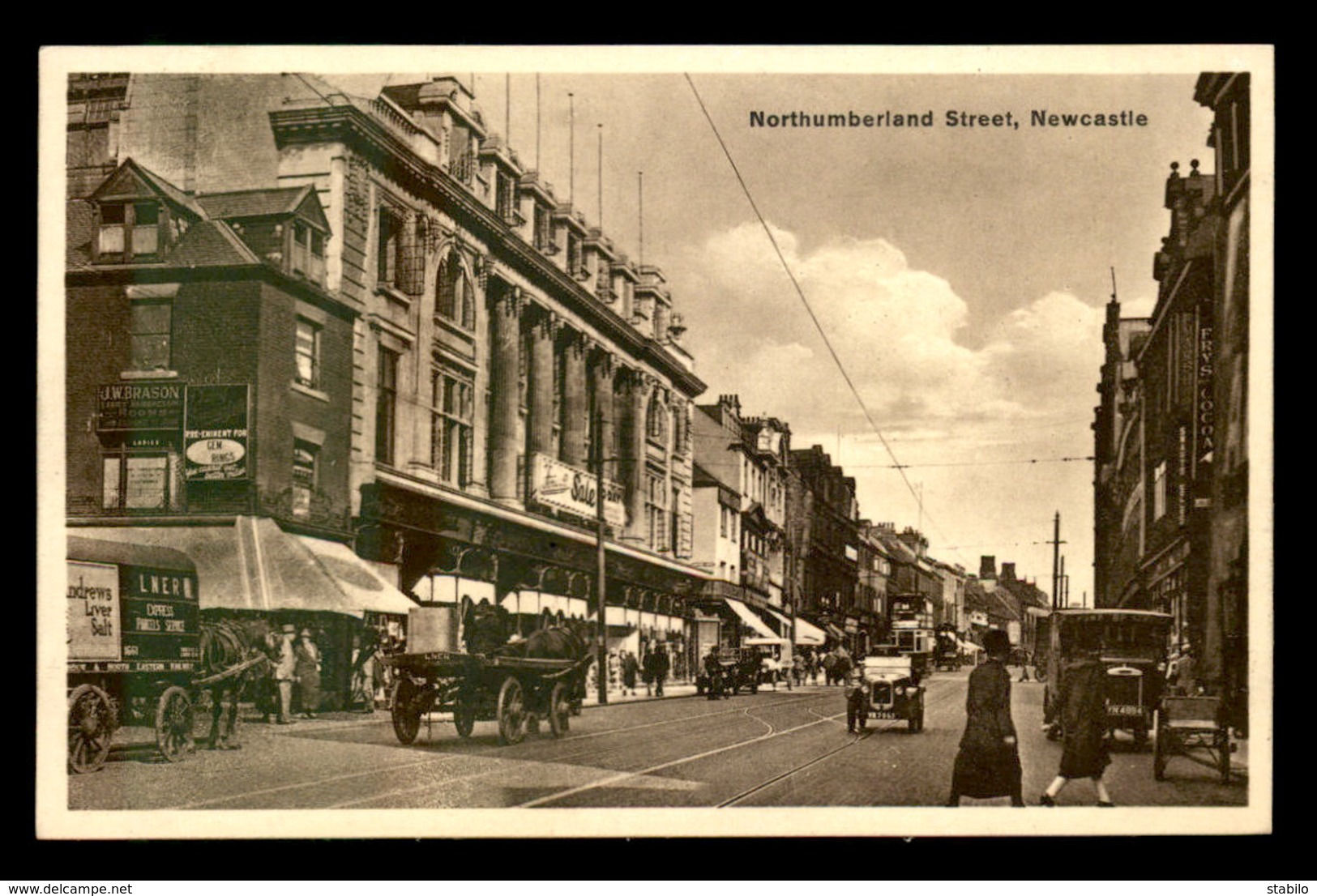 ROYAUME-UNI - ANGLETERRE - NORTHUMBERLAND STREET, NEWCASTLE - Newcastle-upon-Tyne