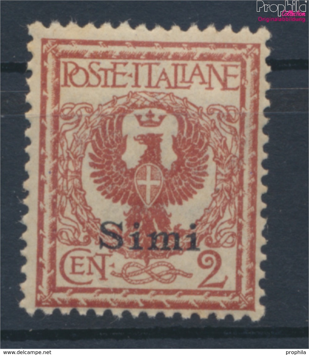 Ägäische Inseln 3XII Mit Falz 1912 Aufdruckausgabe Simi (9465445 - Egée (Simi)