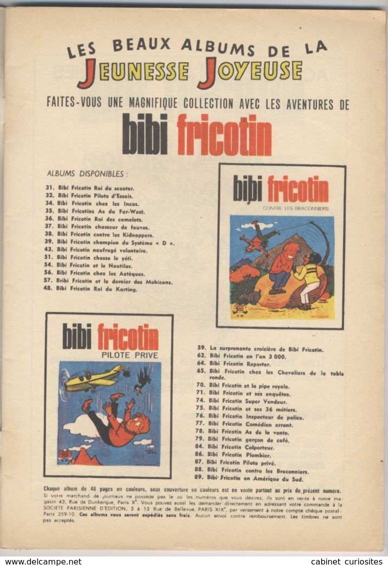 BIBI FRICOTIN - Roi De La Plage - N° 80 - 1974 - Pierre Lacroix - Bibi Fricotin