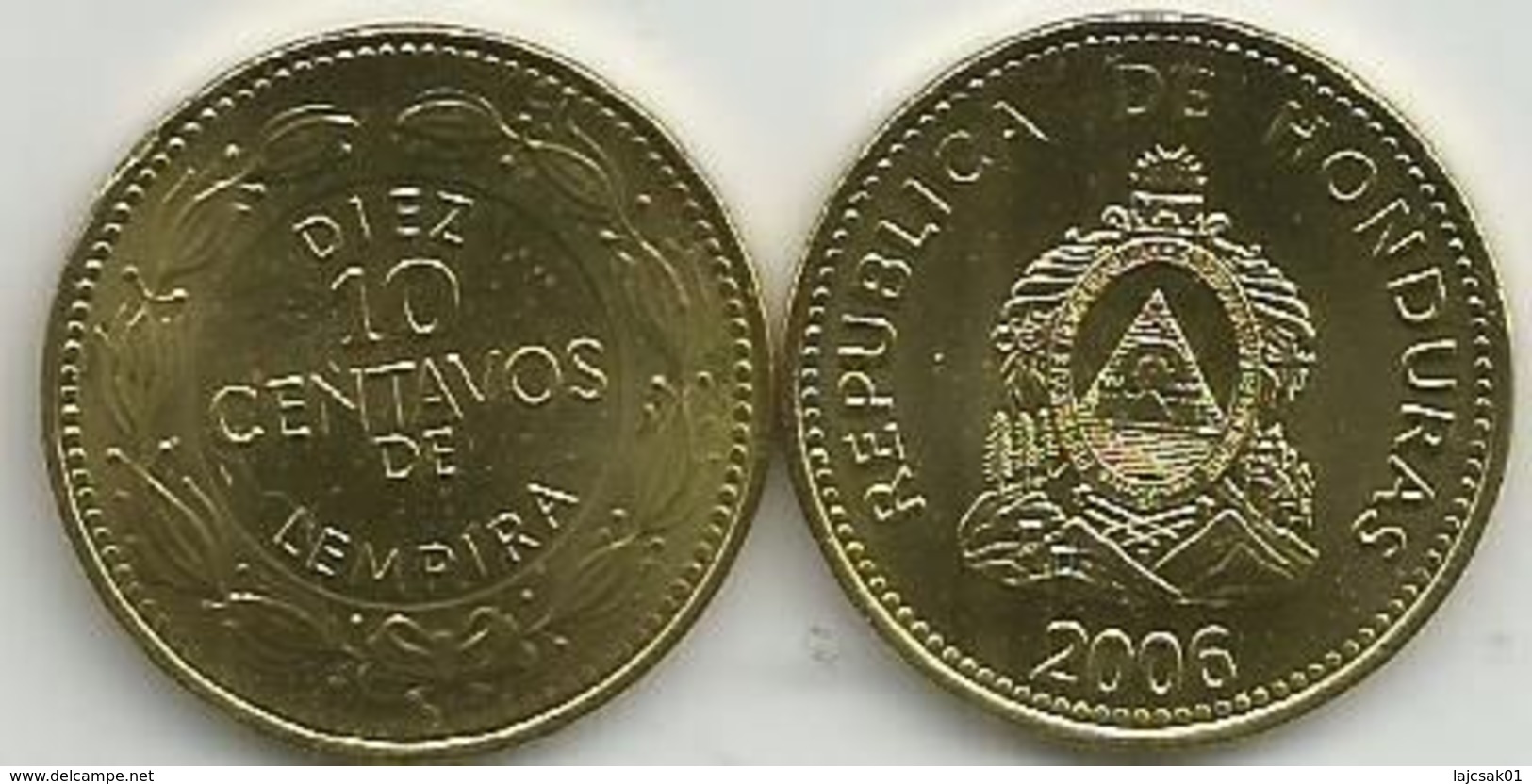 Honduras 10 Centavos 2006. High Grade - Honduras