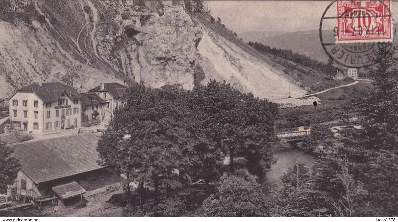 FLEURIER / PONT DE LA ROCHE / CIRC 1907 - Fleurier