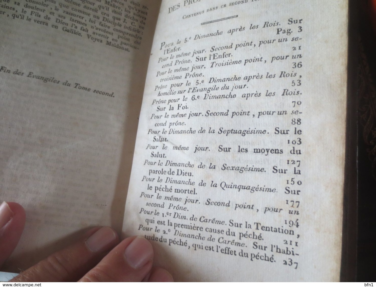 Prônes réduits en pratique pour les dimanches et principales jours de fêtes. 1826 -BILLOT -TOME SECOND