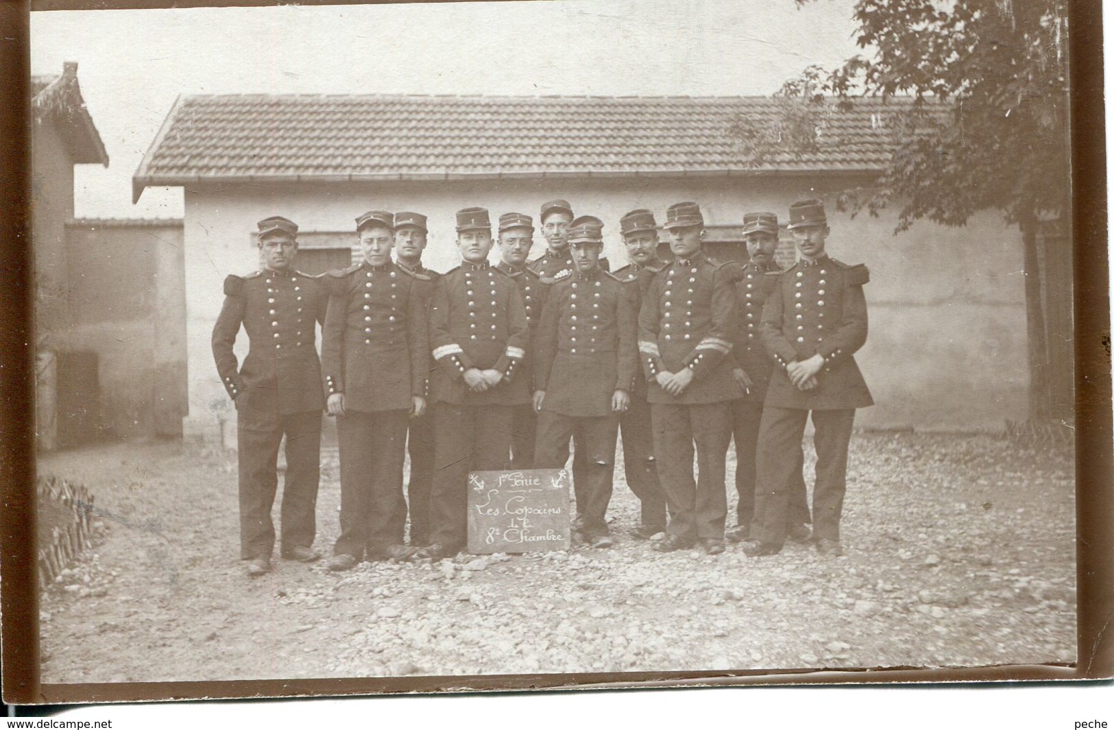 N°1790 R -carte Photo 1er Régiement Du Génie -Illkirch Graffenstaden -1907- - Regiments