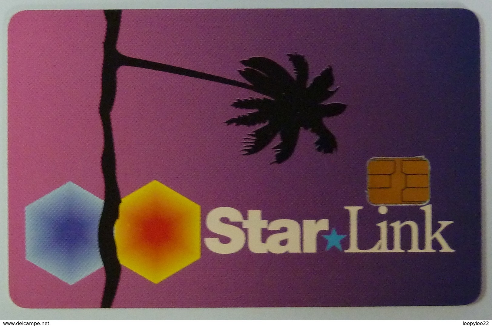 USA - Chip - Star Link Communications - Satellite Phonecard - R - [2] Chip Cards