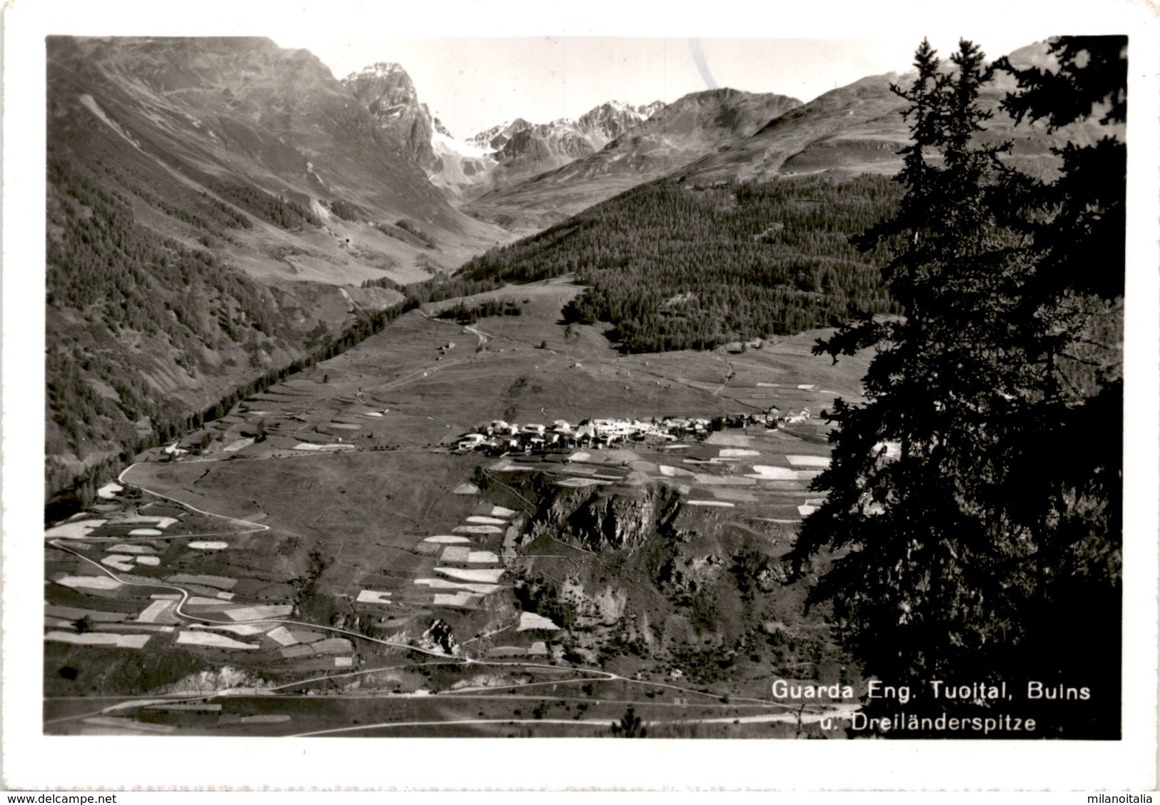 Guarda, Engadin - Dreiländerspitze - Guarda