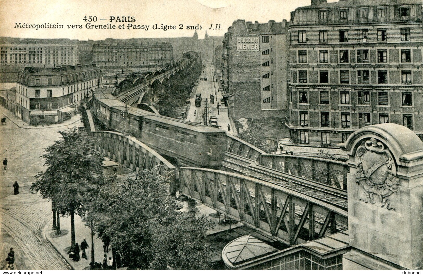 CPA - PARIS - METROPOLITAIN VERS GRENELLE ET PASSY (ETAT PARFAIT) - Pariser Métro, Bahnhöfe