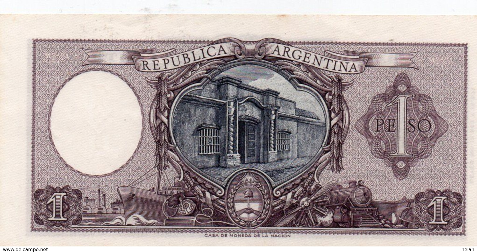 ARGENTINA 1 PESO 1956  P-263b1   UNC - Argentina