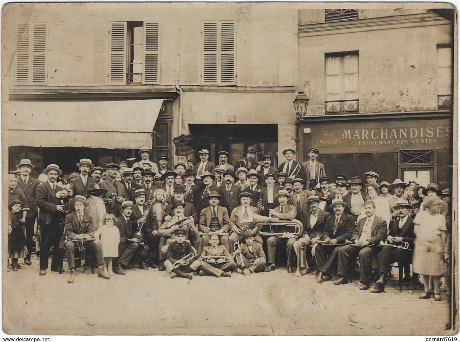 93 Bagnolet Photo  Fanfare De Bagnolet - Guerre, Militaire