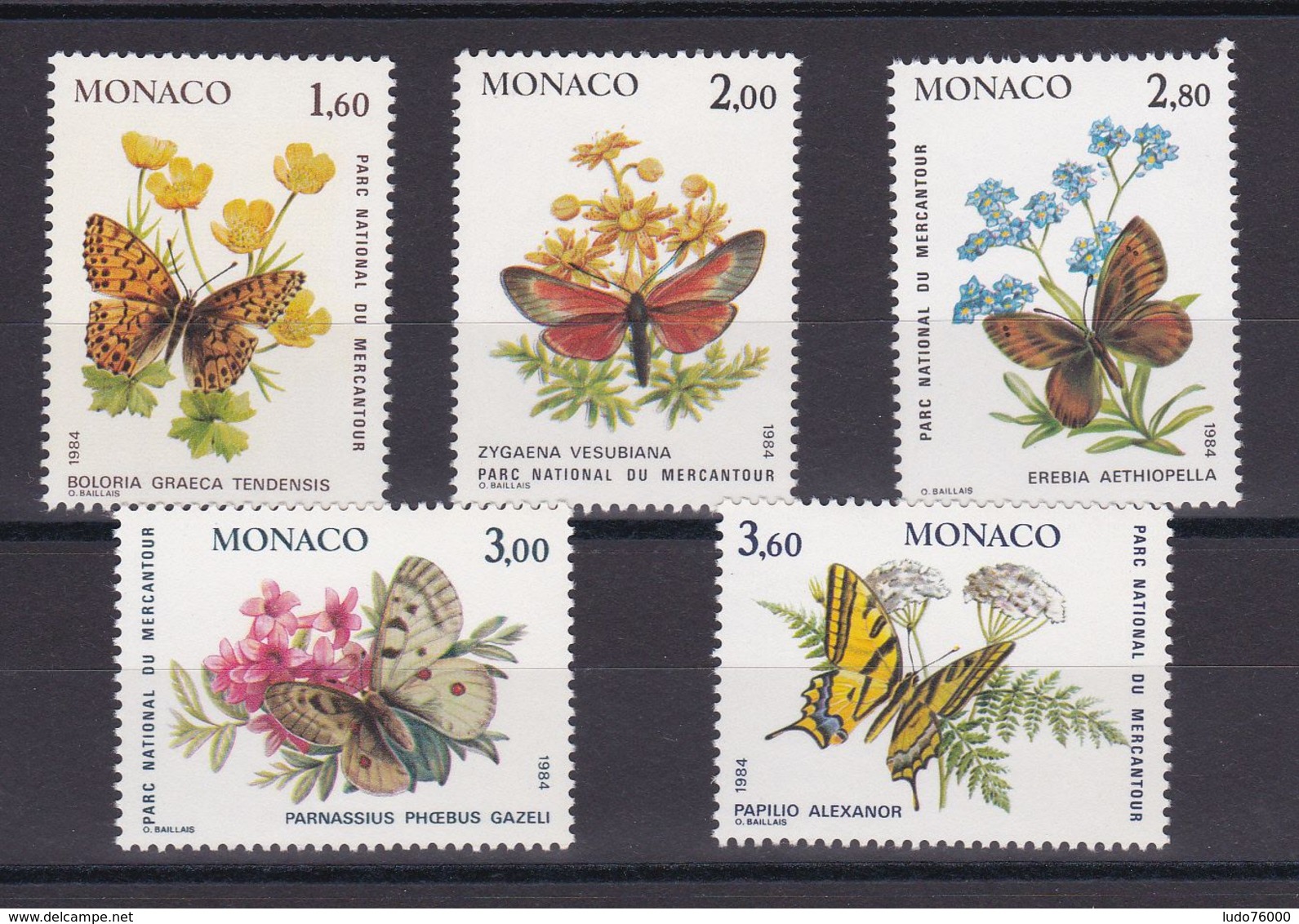 D178/ MONACO / N° 1420/1424 NEUF** COTE 15.50€ - Collections, Lots & Séries