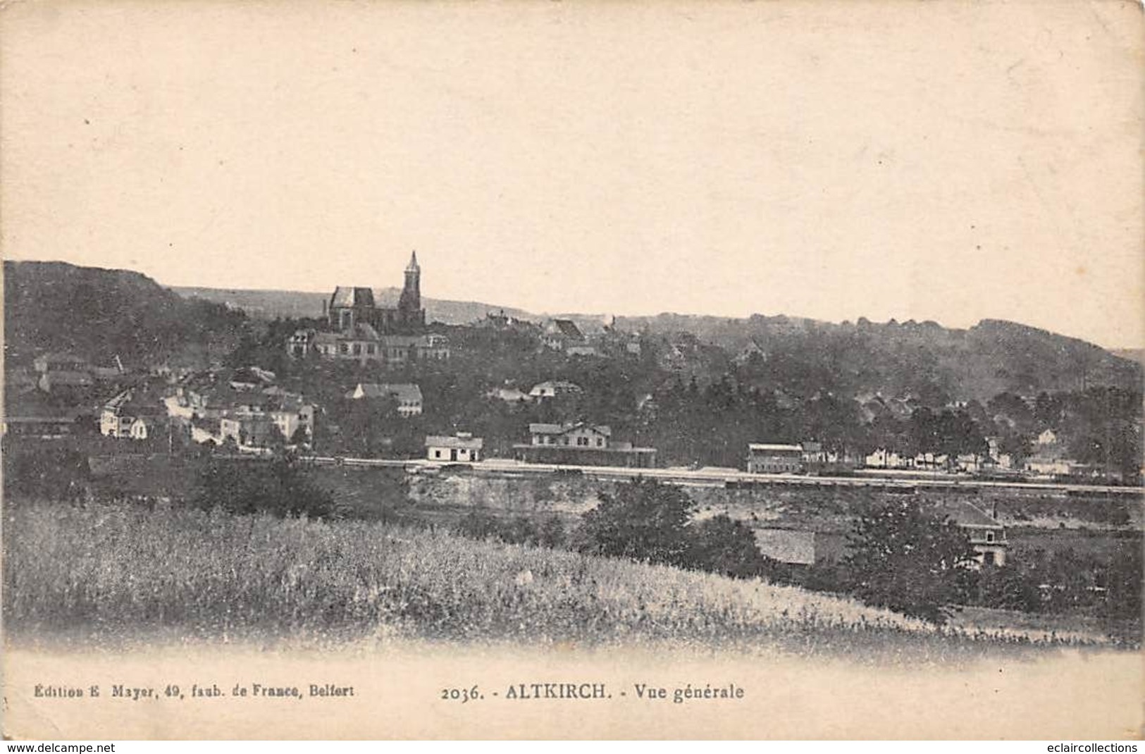 Altkirch           68       Vue Générale     1         (voir Scan) - Altkirch