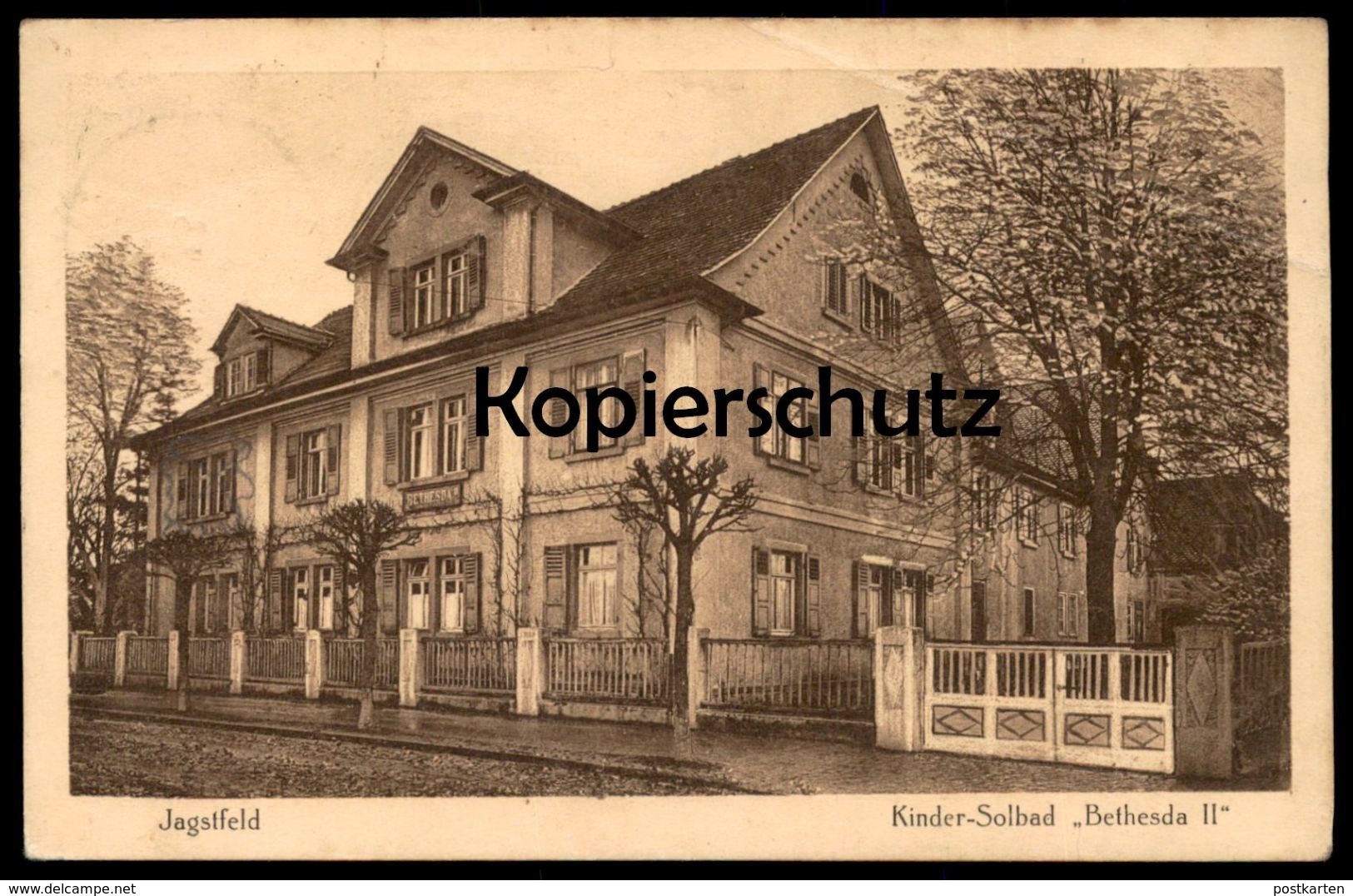 ALTE POSTKARTE JAGSTFELD KINDER-SOLBAD BETHESDA II Bad Friedrichshall Baden-Württemberg Ansichtskarte Postcard Cpa AK - Bad Friedrichshall