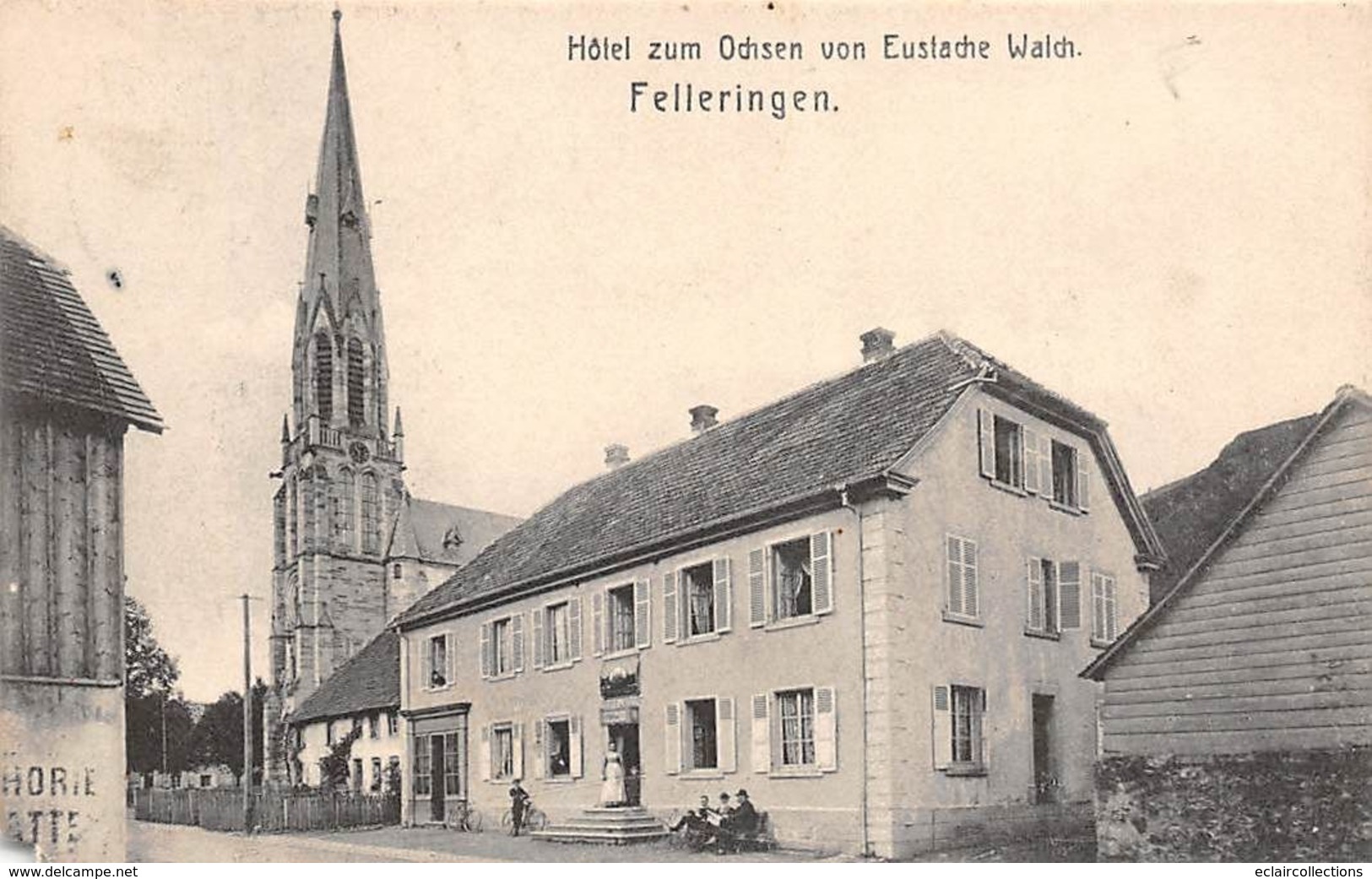 Felleringen           68        Hôtel Zum Ochisen Von Eustache Walch         (voir Scan) - Otros & Sin Clasificación