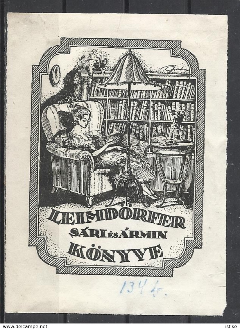 Hungary, Ex Libris  Leimdörfer Sári és Ármin. - Ex-libris