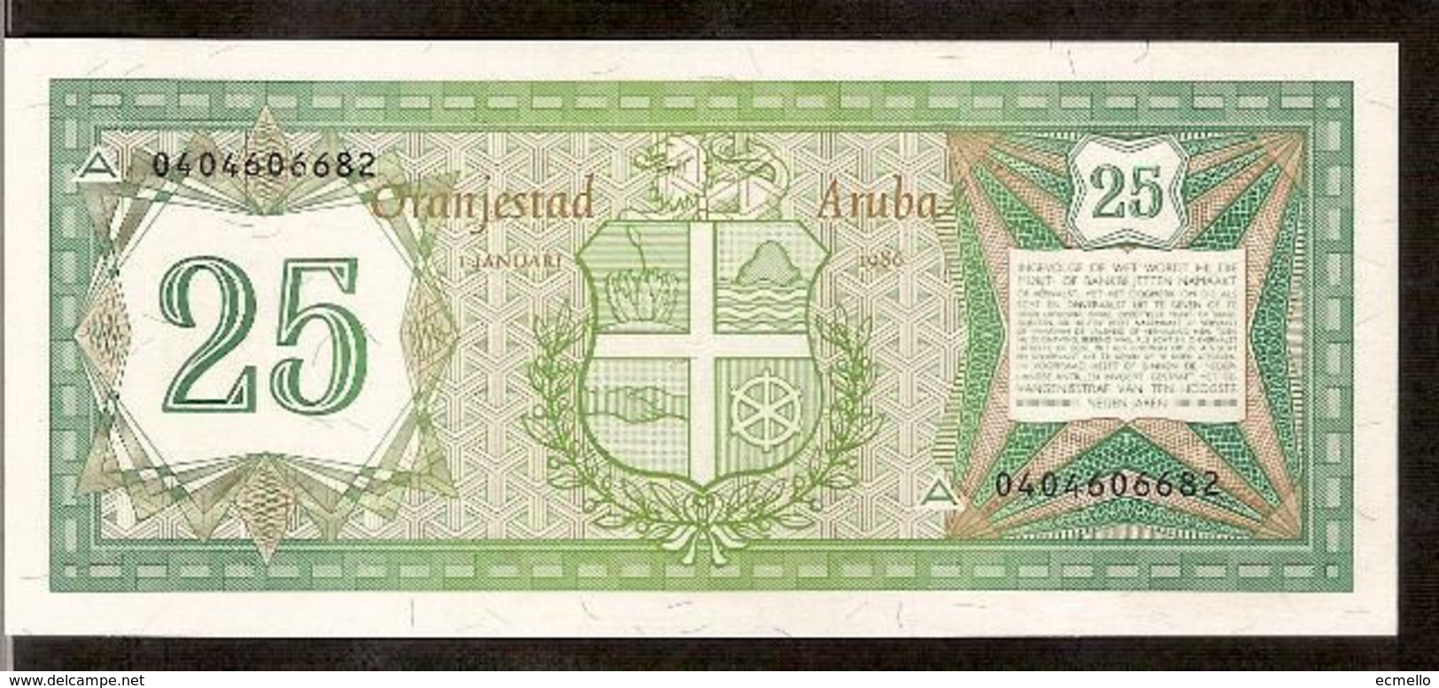 Aruba 63 25 Florin 1986 UNC Netherlands Antilles Antillen - Aruba (1986-...)