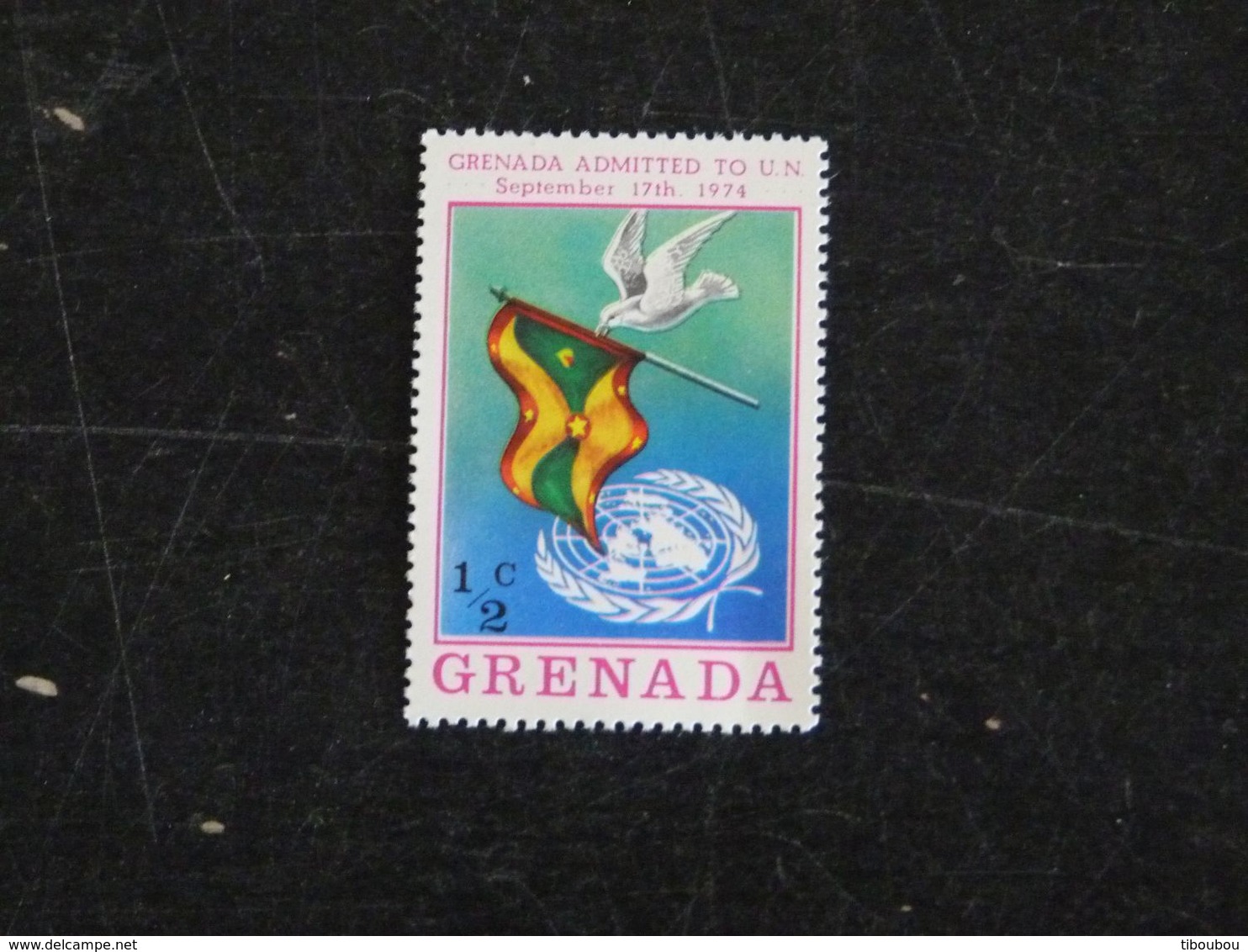 GRENADE GRENADA YT 585 ** - ADMISSION NATYIONS UNIES DRAPEAU - Grenada (1974-...)