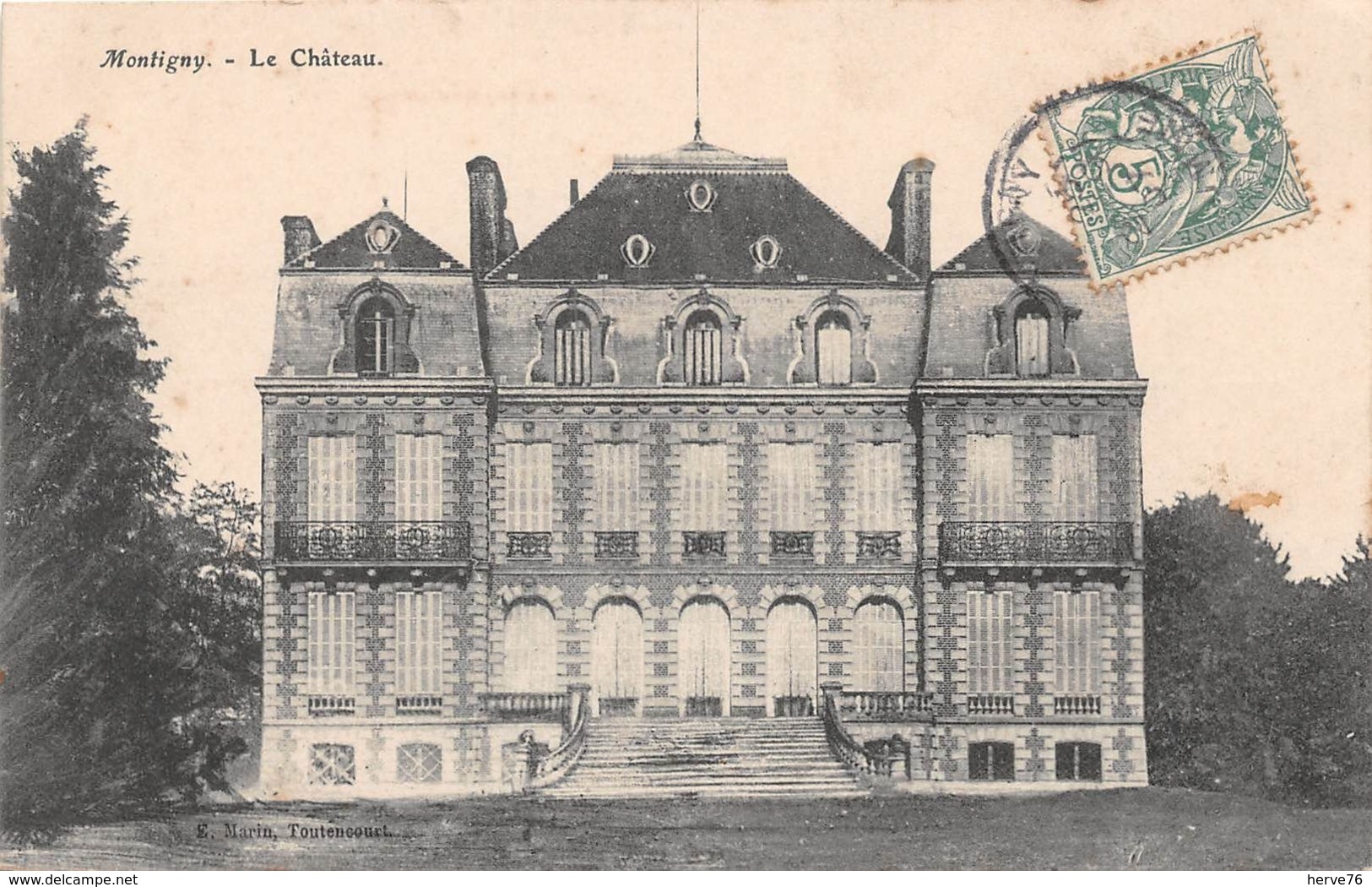 MONTIGNY (80) - Le Château - Autres & Non Classés