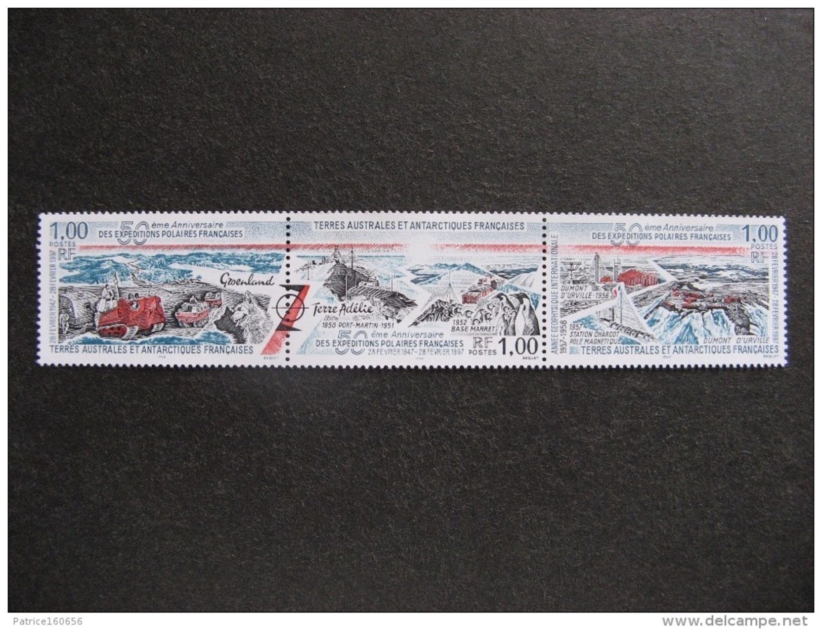 TAAF:  TB Bande N° 223/5, Neuve XX. - Unused Stamps