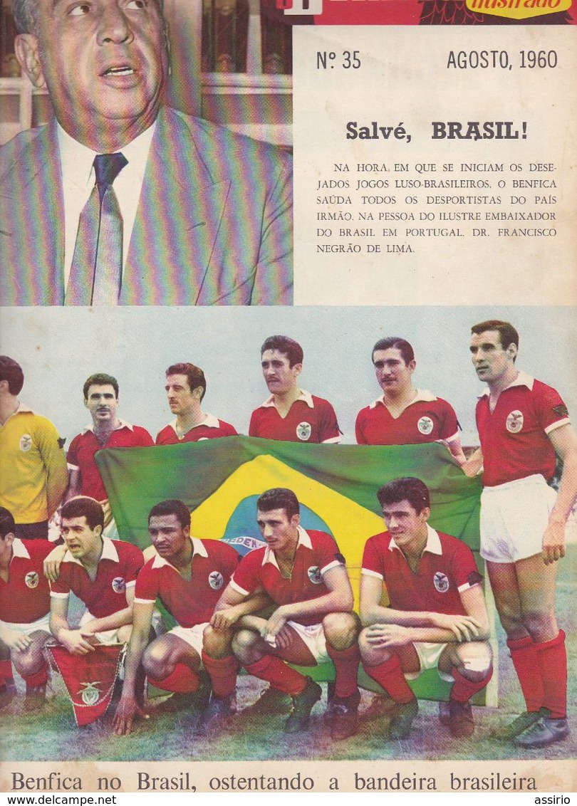 Portugal -6 Revistas Antigas Do Benfica Nºs  31 Ao  36 - Historische Documenten