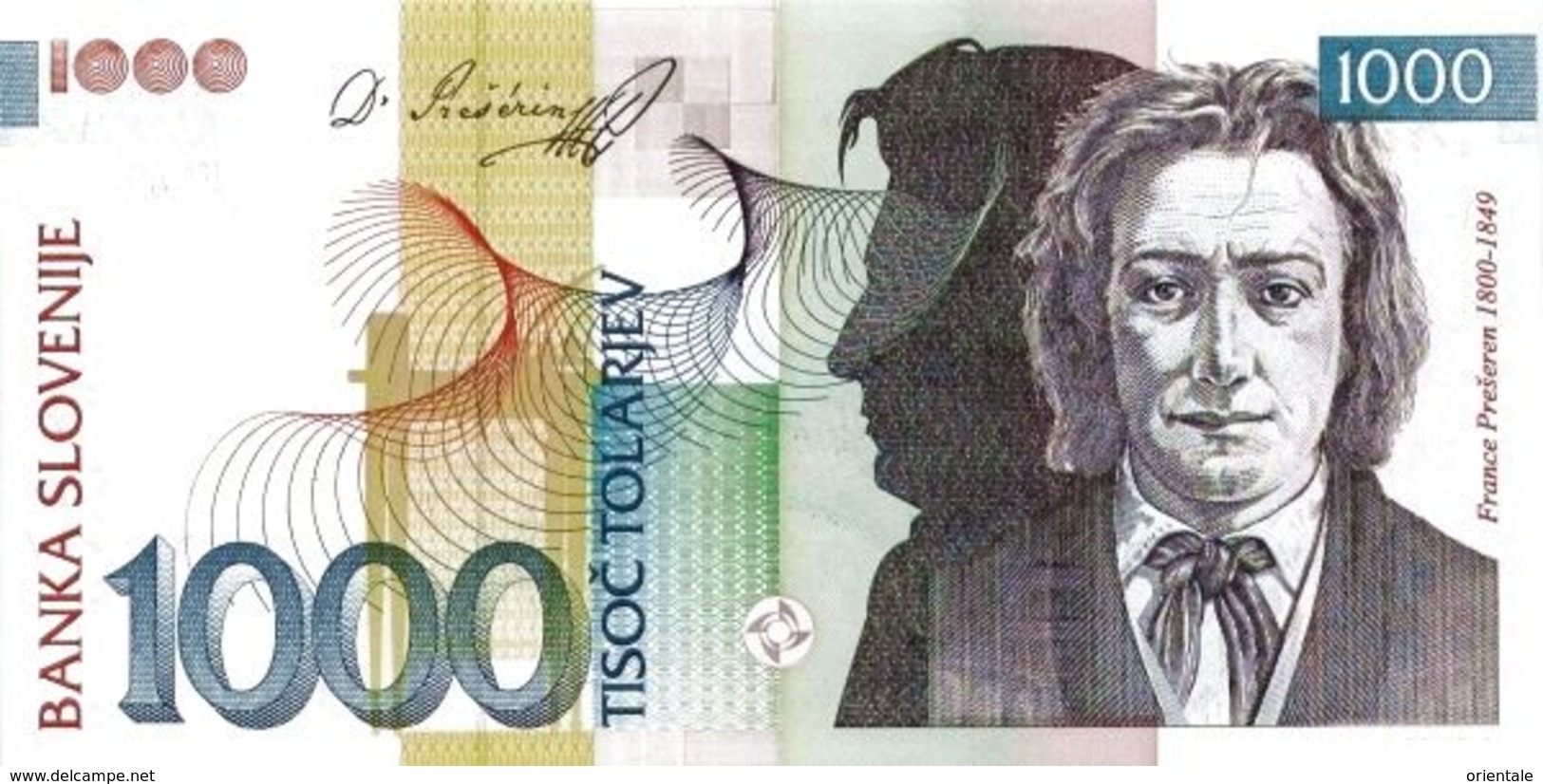 SLOVENIA P. 32b 1000 T 2004 UNC - Slovenia