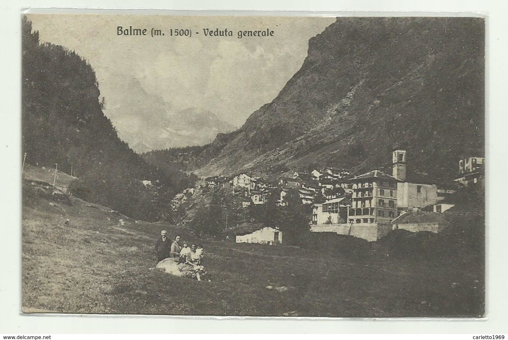 BALME - VEDUTA GENERALE 1927   VIAGGIATA  FP - Other & Unclassified