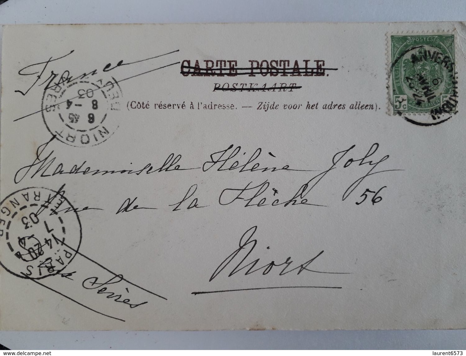 Carte Postale De Anvers, Le Puy Quinten Matsys, 1903, « 71 » - Antwerpen