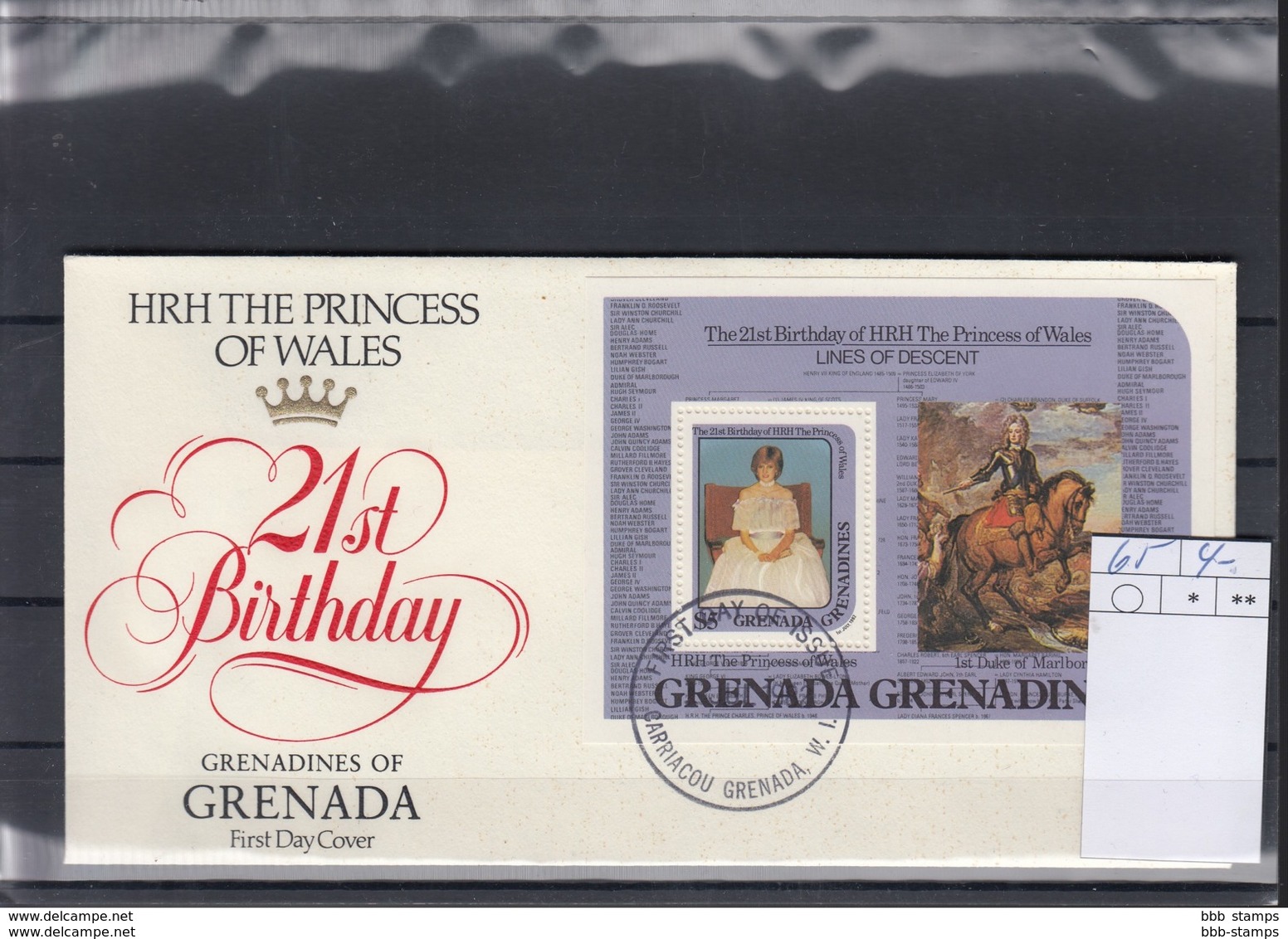 Grenada Grenadinen Michel Cat.No. FDC Sheet 65 - Grenada (1974-...)