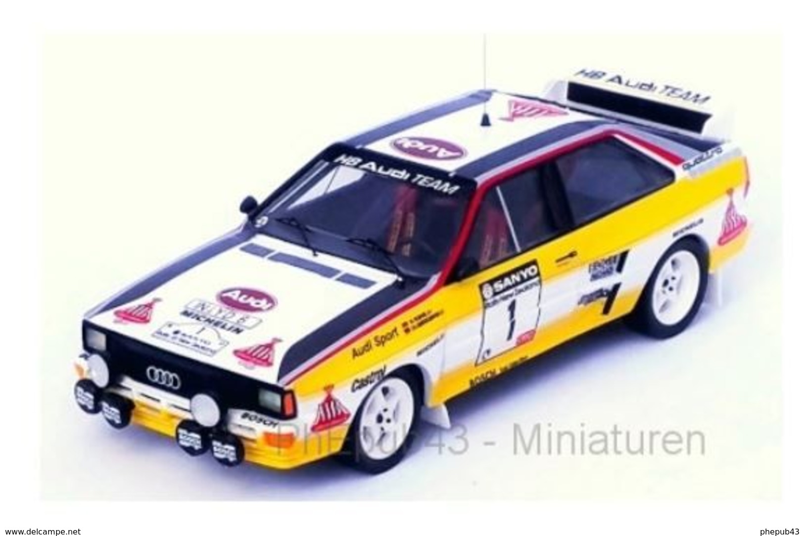 Audi Quattro - HB - Walter Röhrl/Ch. Geistdörfer - Rallye New Zealand 1984 #1 - Troféu - Trofeu