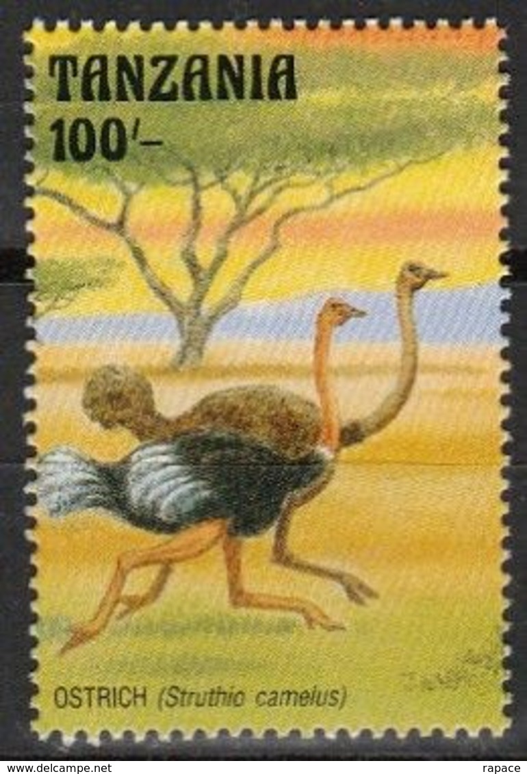 Tanzanie 1993 - Autruche D'Afrique (Struthio Camelus) - Autruches