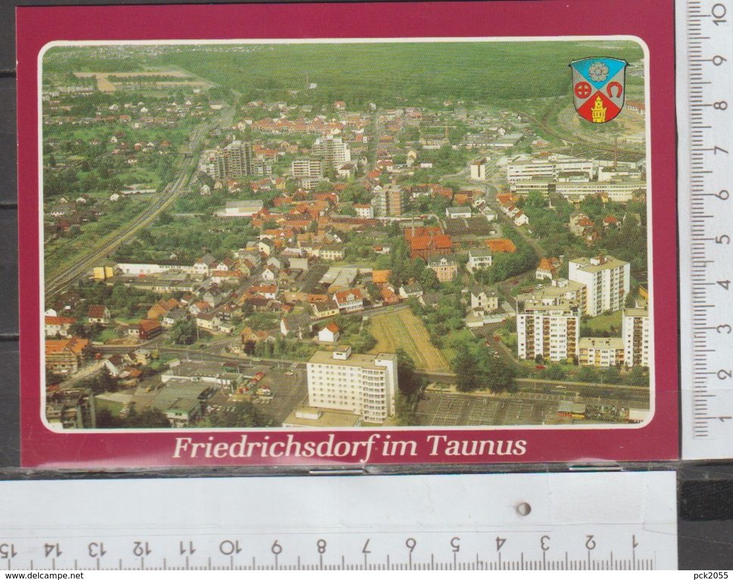 Friedrichsdorf Taunus Luftaufnahme Ungelaufen  ( AK 1003) - Friedrichsdorf