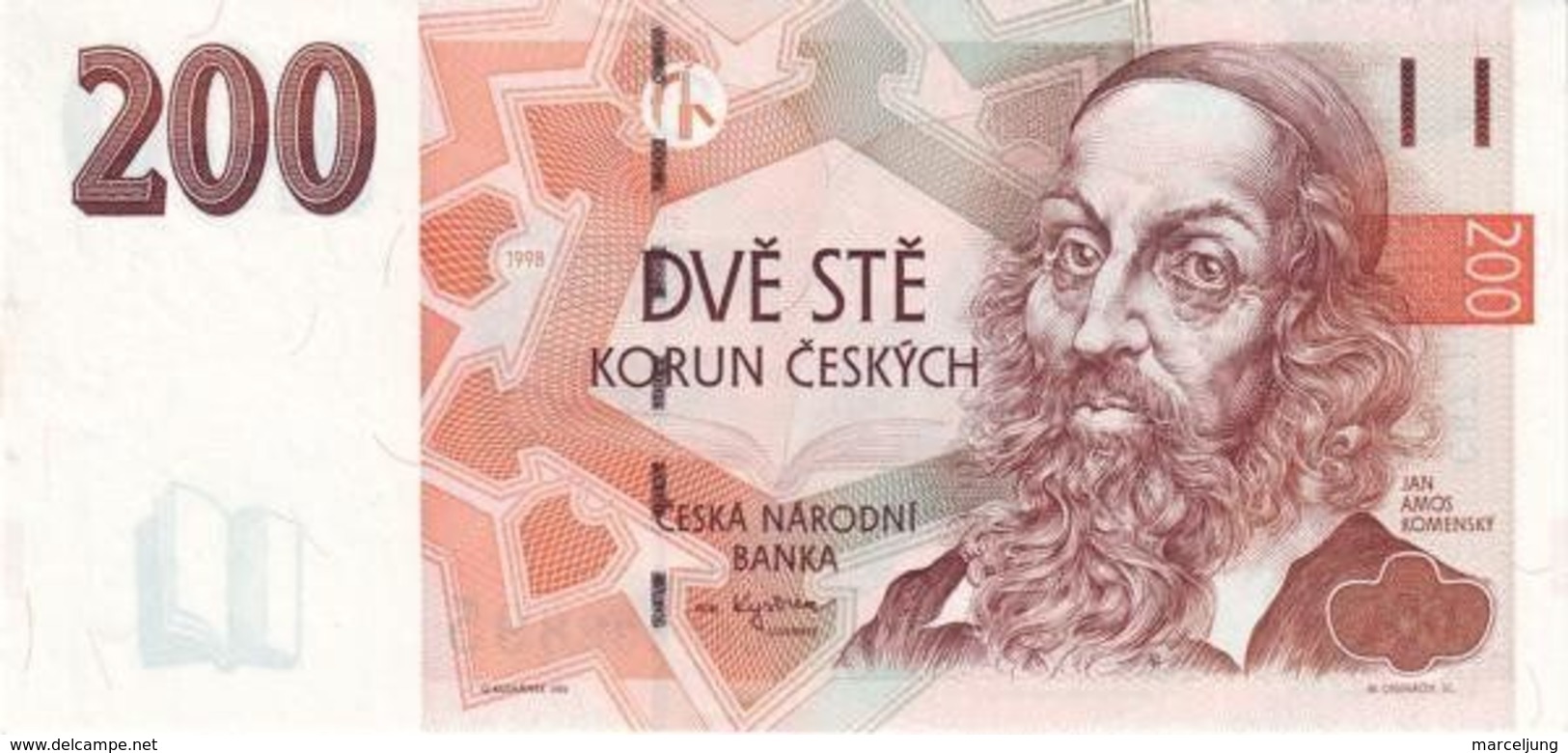 200 Korun Czech Republic UNC 1998 - Czech Republic