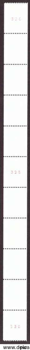 FRANCE 1987 LIBERTE DE GANDON ROULETTE YT N° 89  (TIMBRES N° 2487, 2487a) 2,00 VERT, GOMME MATE, AVEC 3 TIMBRES NUMEROTE - 1982-1990 Liberty Of Gandon