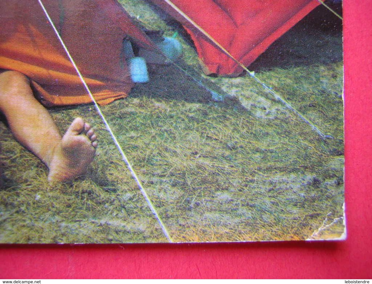 CPM  HUMOUR  CAMPING  A DEUX  VACANCES IDEALES   NON VOYAGEE - Humour