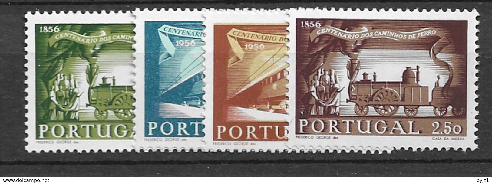 1956 MNH Portugal Mi 850-3 - Nuovi