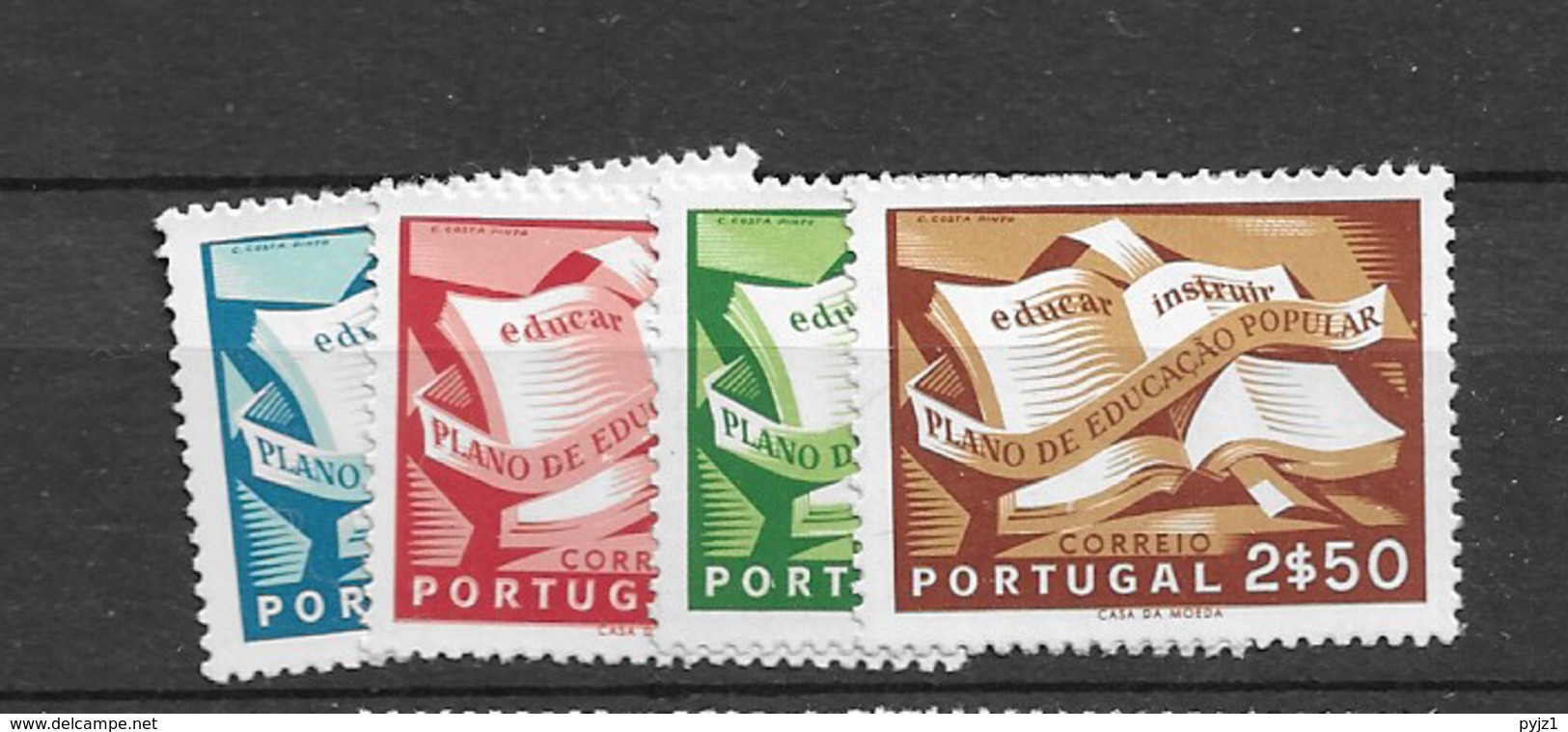 1954 MH Portugal Mi 825-28 - Ungebraucht