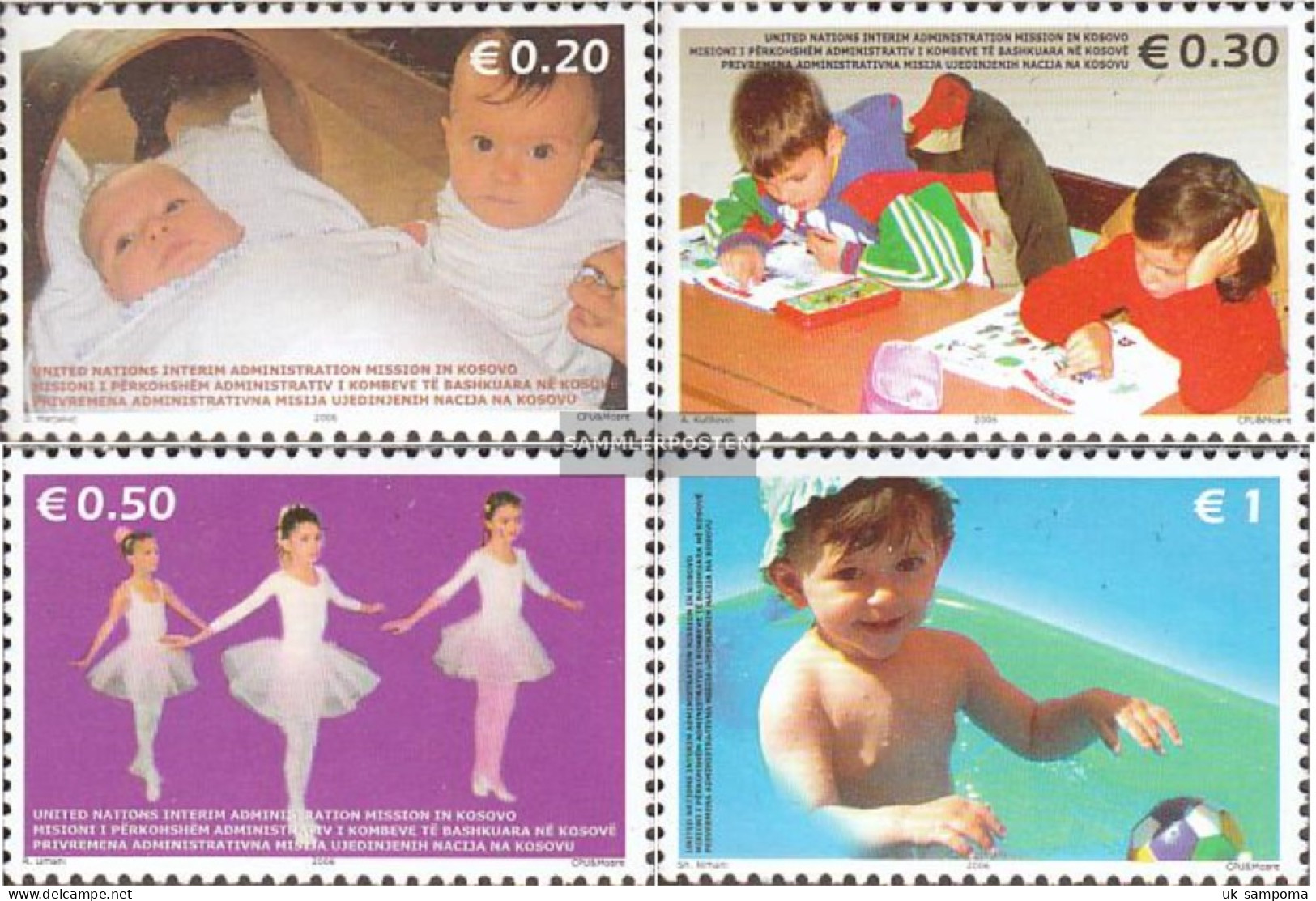 Kosovo 50y-53y (complete Issue) Unmounted Mint / Never Hinged 2006 Children - Unused Stamps