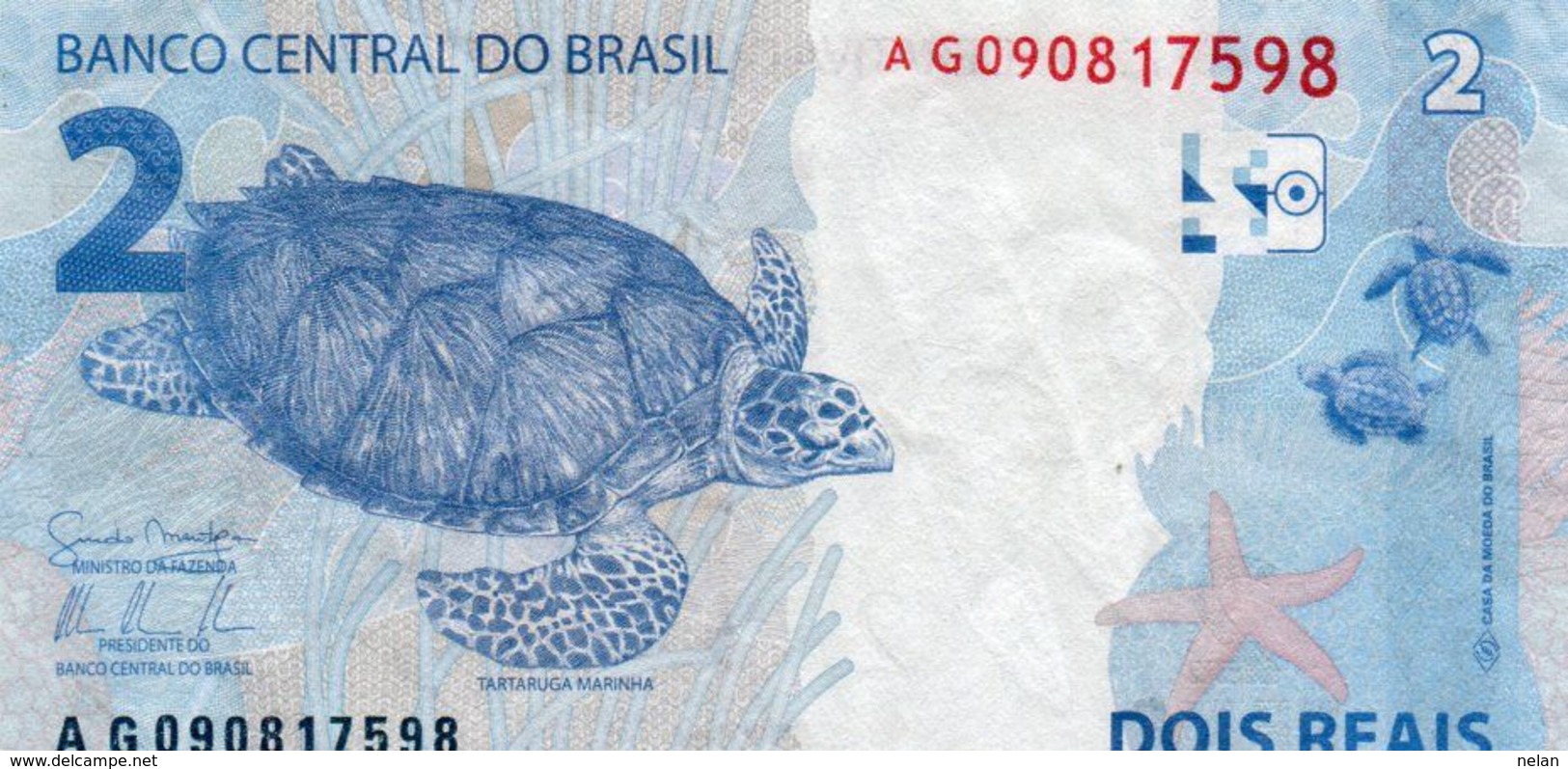 BRAZIL 2 REAIS 2013 P-252a   CIRC. - Brazil