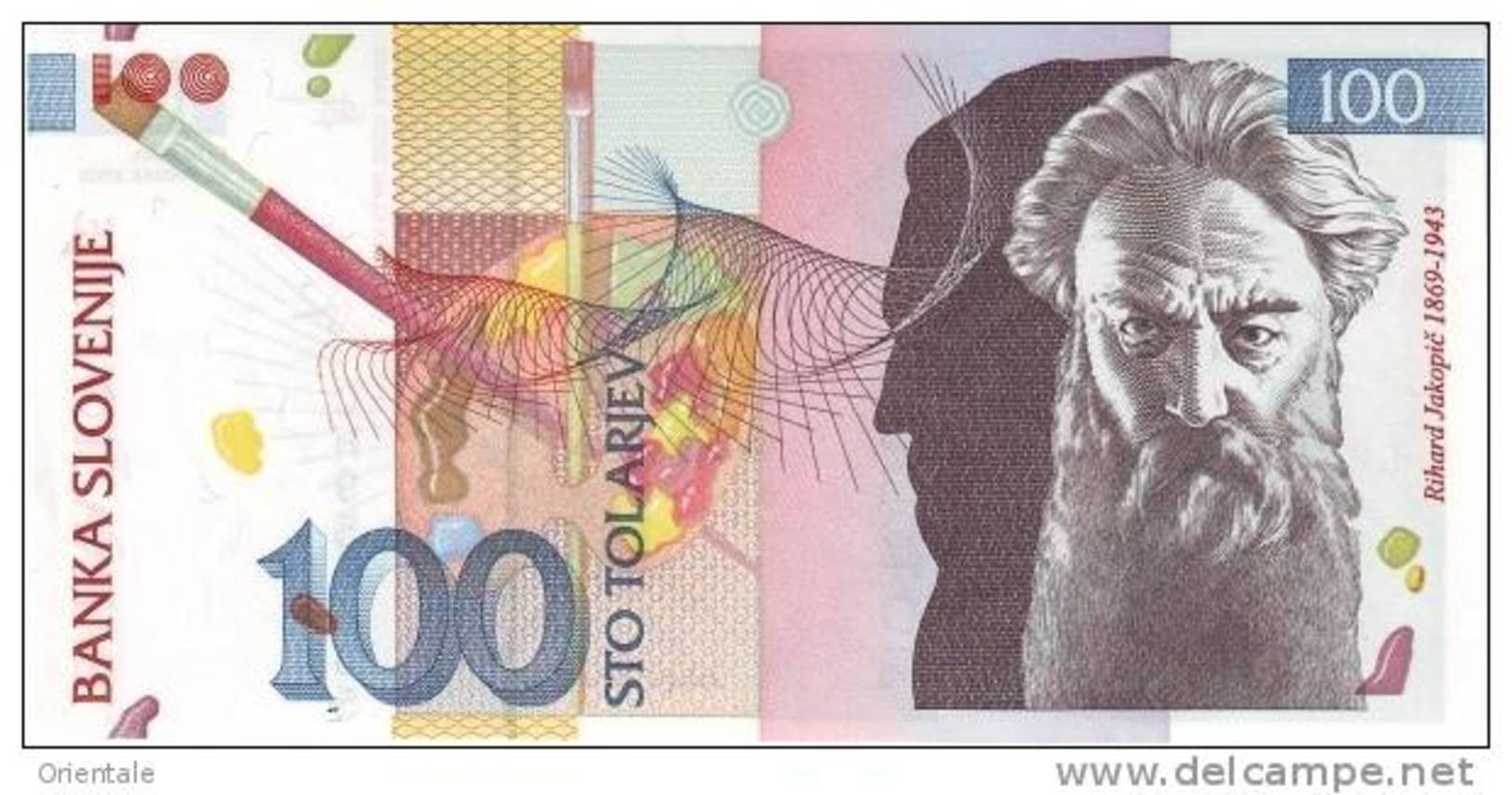 SLOVENIA P. 31a 100 T 2003 UNC - Slovenia