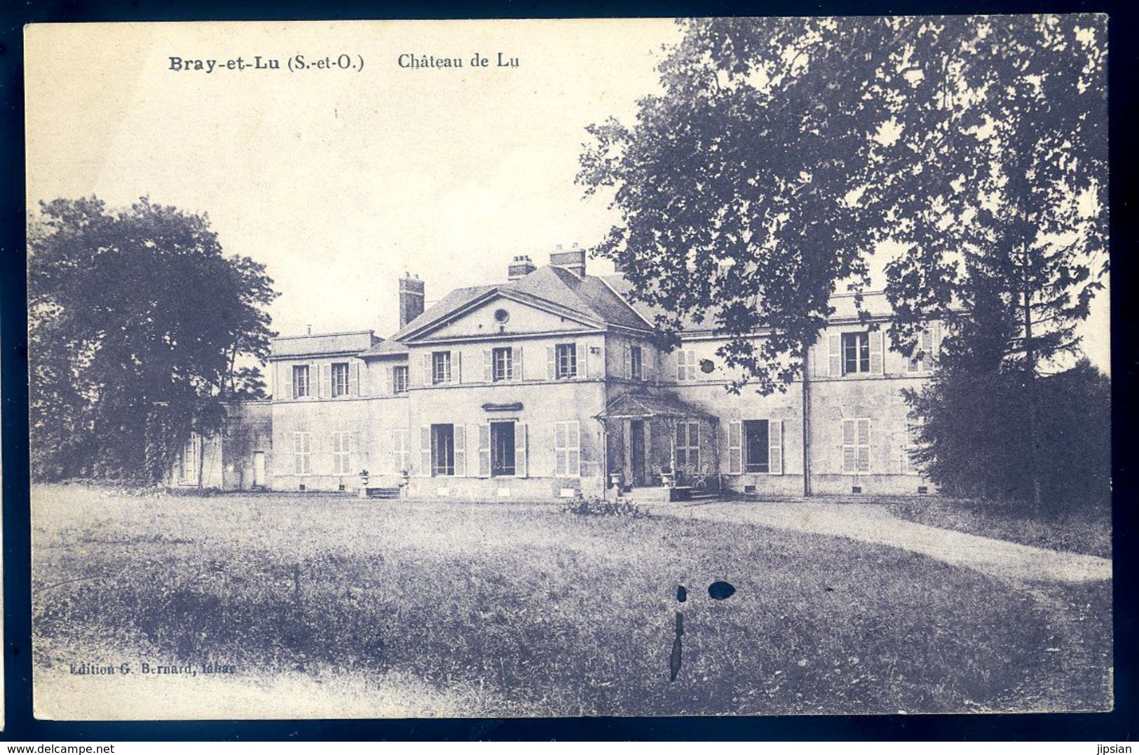 Cpa Du 95 Bray Et Lu Château De Lu   Près Chaussy    AVR20-82 - Bray-et-Lû